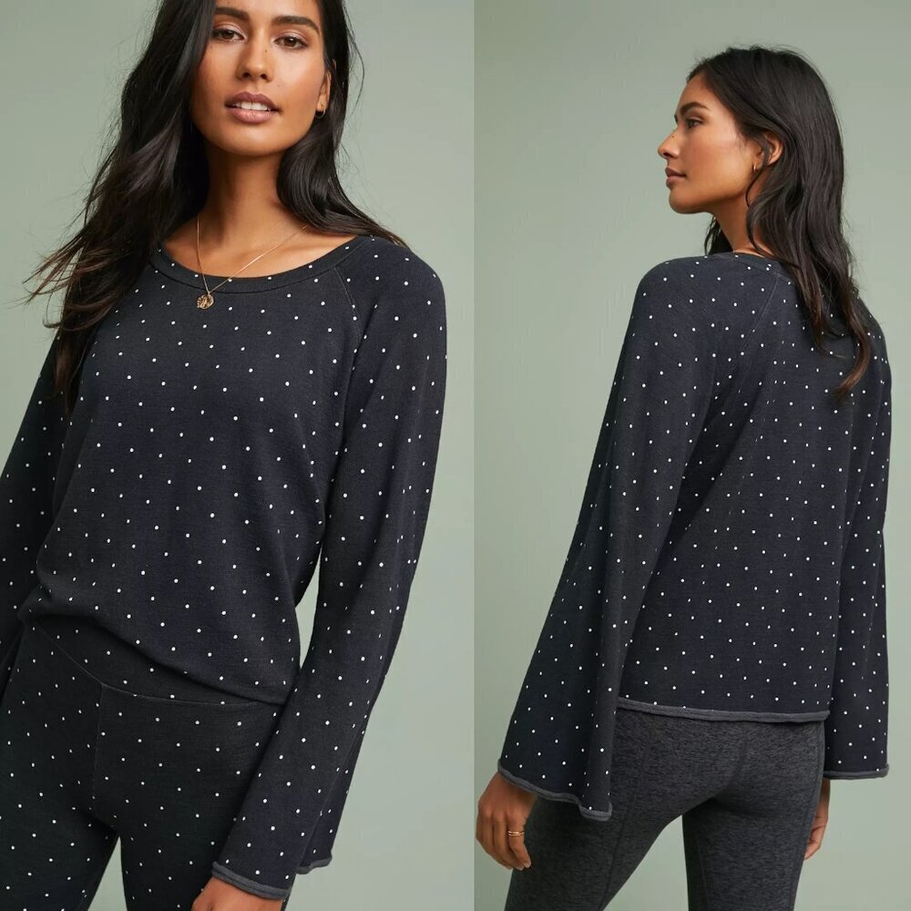 New Anthropologie Sundry Polka Dot Pullover Size 1 US S